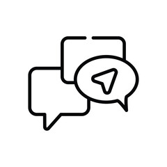 Paper Plane Icon vector stock illustration