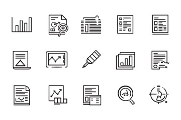 Reminder bell 2D minimalist line art