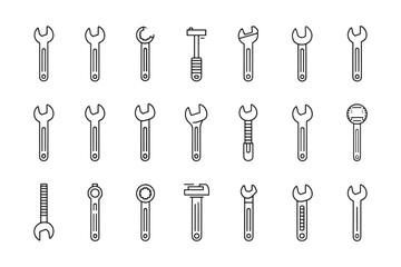 Wireframe icon clean minimalist 2D vector