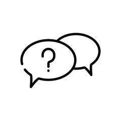 Question Sign Icon vector stock illustration