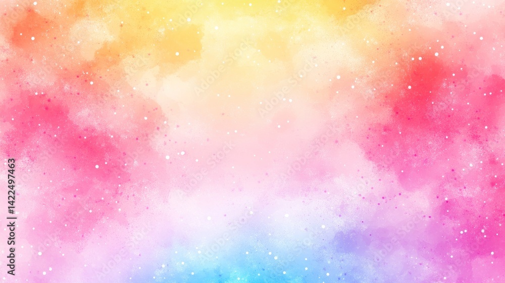 Poster abstract watercolor background with colorful gradient and subtle texture