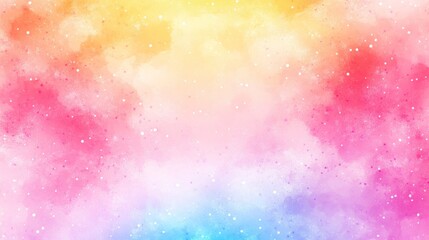 Abstract Watercolor Background with Colorful Gradient and Subtle Texture