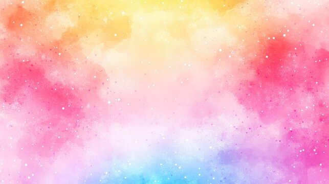 Abstract Watercolor Background with Colorful Gradient and Subtle Texture