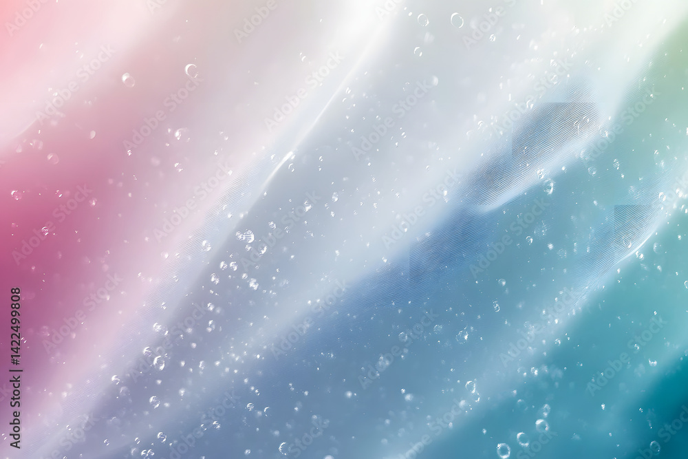 Aufkleber soft gradient background with subtle blurred specks