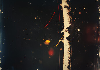 A dark background featuring several spots of light scattered across it