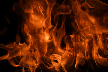Fire flame motion pattern abstract texture. Burning fire, flame overlay background.