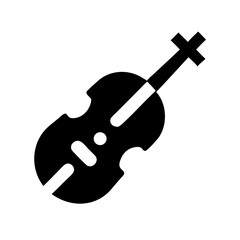 cello glyph  flat vector icon © Zeeshan