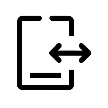 code pull request glyph  flat vector icon