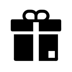 Obraz premium gifts glyph flat vector icon