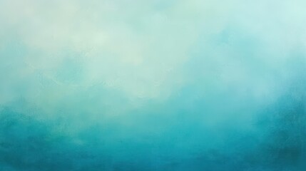 Fototapeta premium Soft, pastel gradient of light teal and pale aqua.