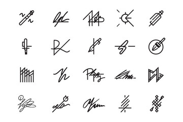 Simit 2D Line Art Minimalist Icon