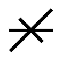 tint slash glyph flat vector icon