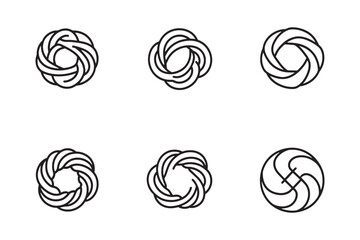 Shrikhand Minimalist Food Line Art Set
