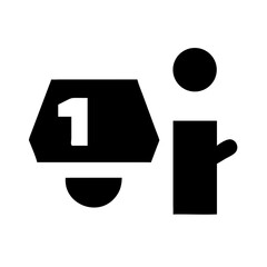 transporter   glyph flat vector icon