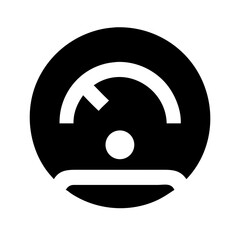 vacuum glyph flat vector icon