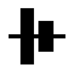 waveform glyph  flat vector icon