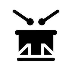 drum icon  flat vector icon
