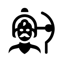 parshuram icon  flat vector icon