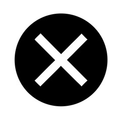 cross icon  flat vector icon