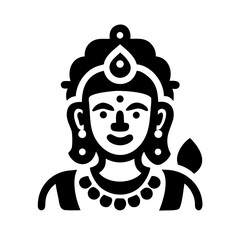 vishnu icon  flat vector icon