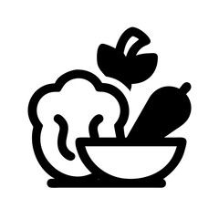 vegetables icon  flat vector icon