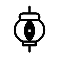 lantern icon  flat vector icon