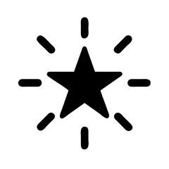 Fototapeta premium star icon flat vector icon