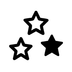 stars icon  flat vector icon