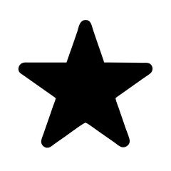 star icon flat vector icon