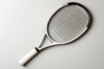 Tennis racket, top view
