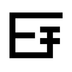 swiss franc glyph icon  flat vector icon