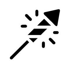 fireworks icon  flat vector icon