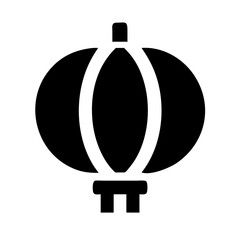chinese lantern icon  flat vector icon