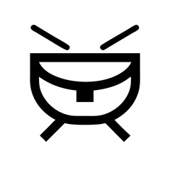 drum icon  flat vector icon