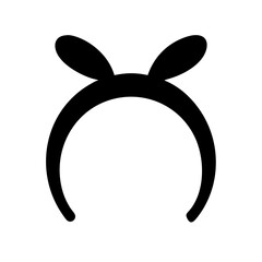 headband icon  flat vector icon