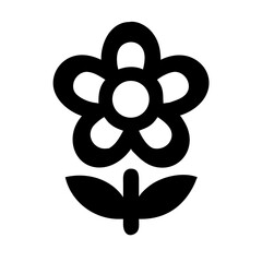 flower icon  flat vector icon