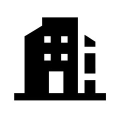 building icon  flat vector icon