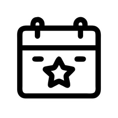 event icon flat vector icon