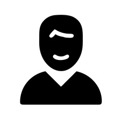 man icon  flat vector icon