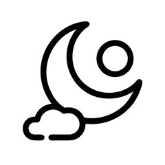 moon festival icon  flat vector icon