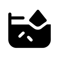 ice icon  flat vector icon