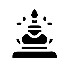 songkran icon  flat vector icon