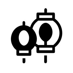lanterns icon  flat vector icon