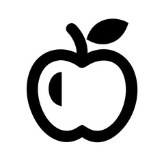apple icon  flat vector icon