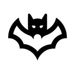 bat icon  flat vector icon