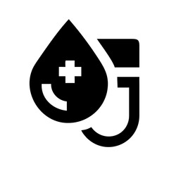 blood icon  flat vector icon