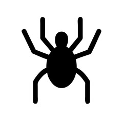 spider icon  flat vector icon