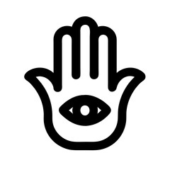 hamsa icon  flat vector icon