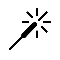 sparkler icon  flat vector icon