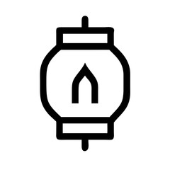 lantern icon  flat vector icon